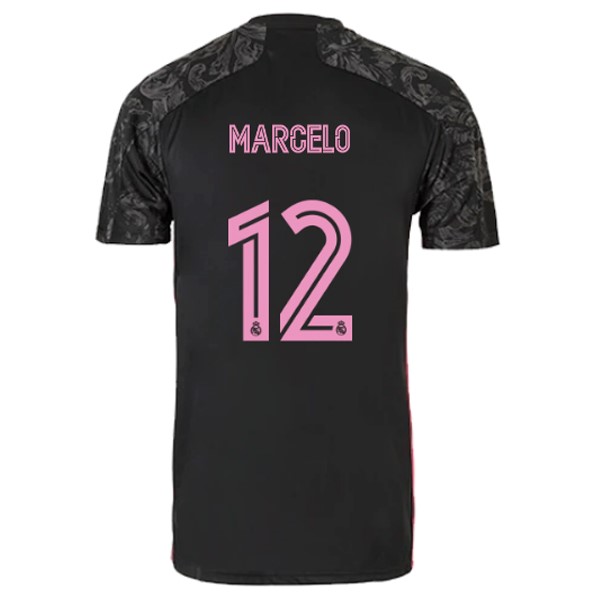 Maillot Football Real Madrid Third NO.12 Marcelo 2020-21 Noir